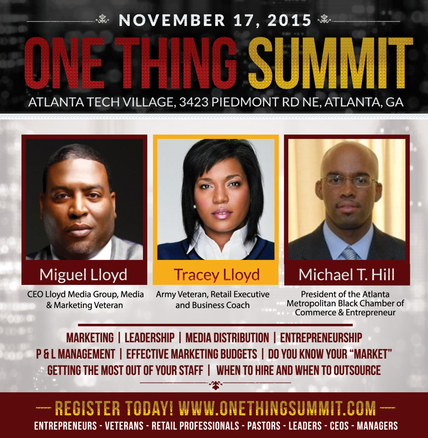 Lloyd Media Group Presents The One Thing Summit 2015